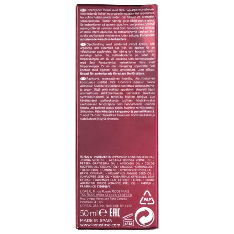 Kérastase Aura Botanica Concentré Essentiel - Óleo Capilar 50ml