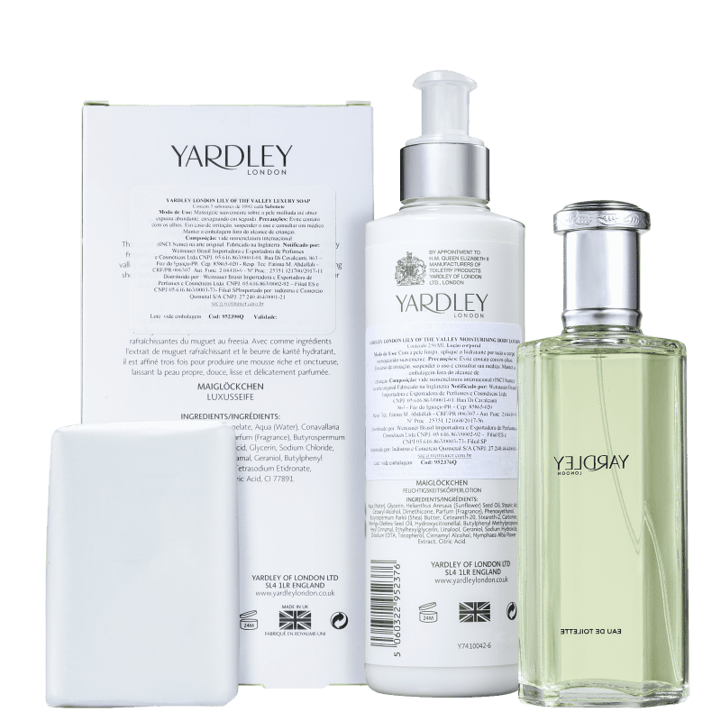 Kit Yardley Lily of The Valley (3 Produtos)