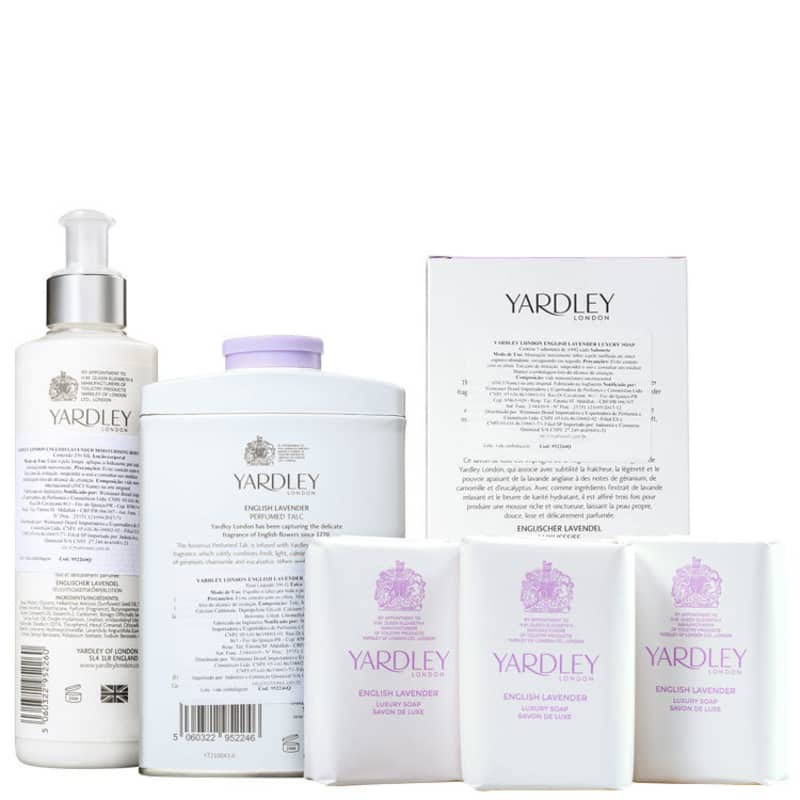 Kit Banho Yardley English Lavender Completo (3 Produtos)