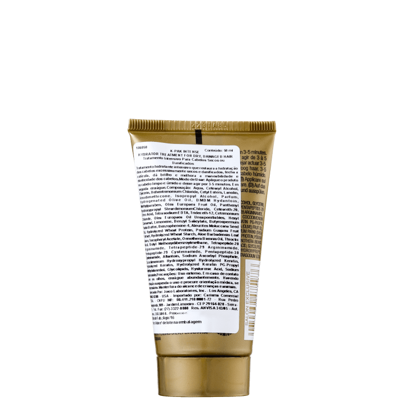 Joico K-PAK Intense Hydrator Dry Damage Hair - Máscara Capilar 50ml