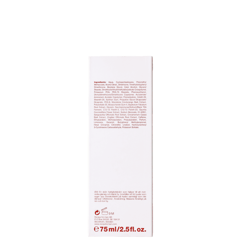 Recipe for Men Anti-Shine - Hidratante Facial 75ml