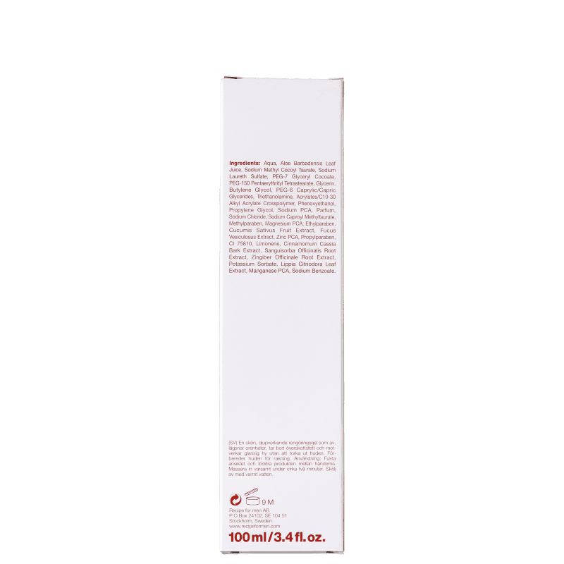 Recipe for Men - Gel de Limpeza Facial 100ml