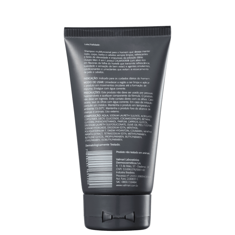 Valmari Ousare Men - Shampoo Multifuncional 120ml