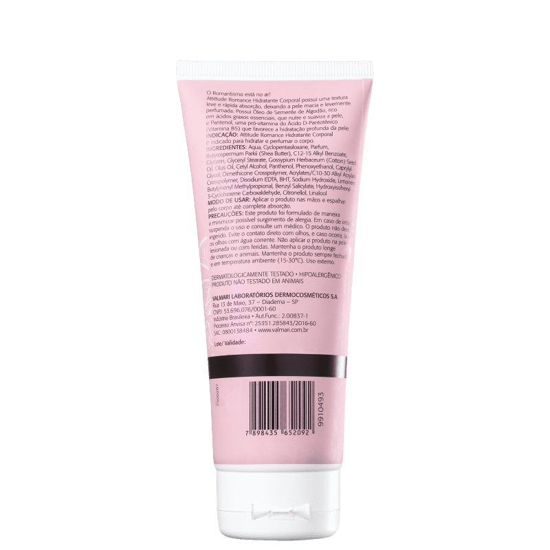 Valmari Attitude Romance - Hidratante Corporal 220g