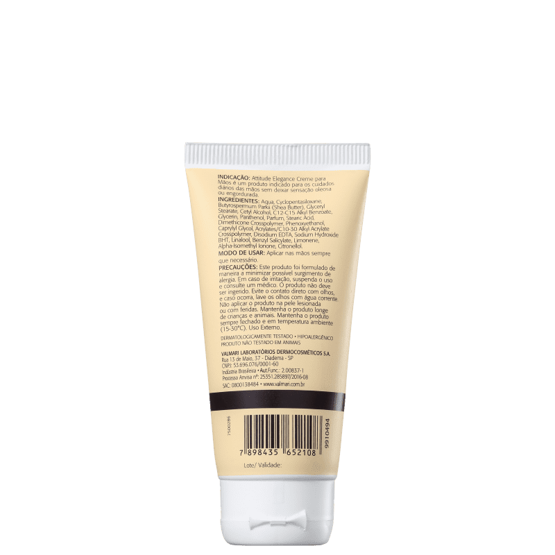 Valmari Attitude Elegance - Creme Hidratante para as Mãos 50g