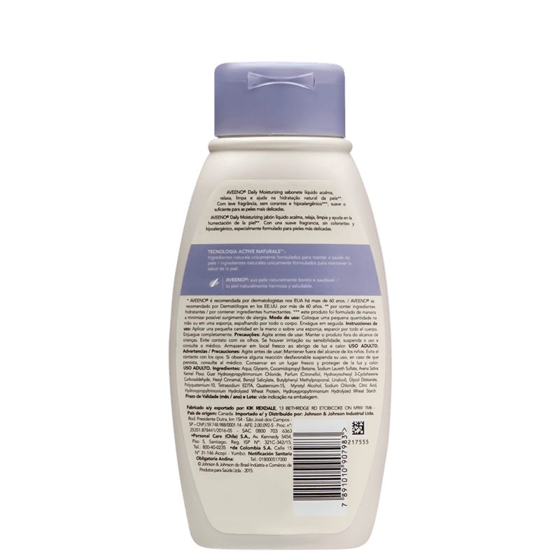 Aveeno Daily Moisturizing Lavanda e Ylang - Sabonete Líquido 354ml