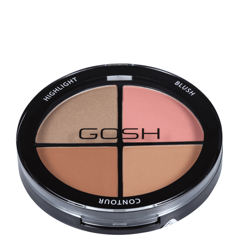 GOSH Contour n' Strobe Kit Medium - Paleta de Contorno 15g