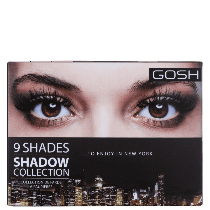 GOSH 9 Shades 001 To Enjoy In New York - Paleta de Sombras 10g
