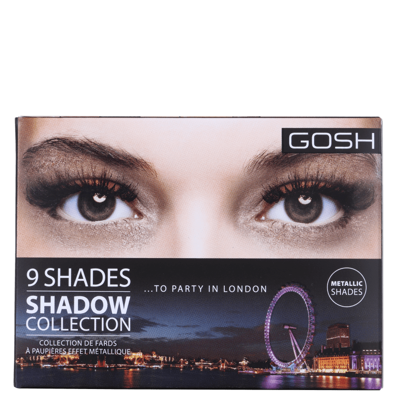 GOSH 9 Shades 005 To Party in London - Paleta de Sombras 10g