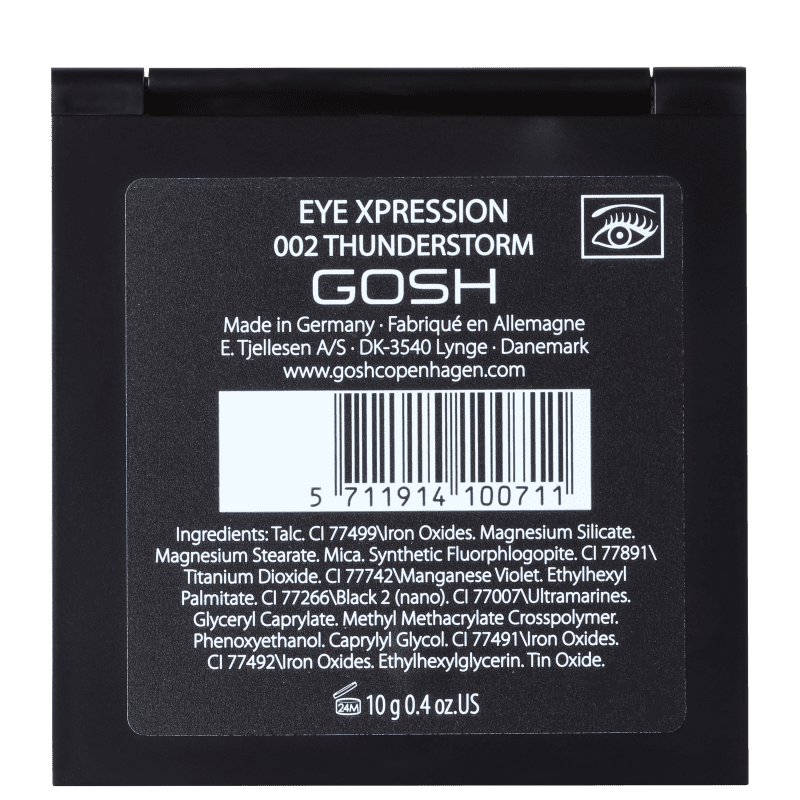 GOSH Eye Expression 002 Thunderstorm - Paleta de Sombras 10g