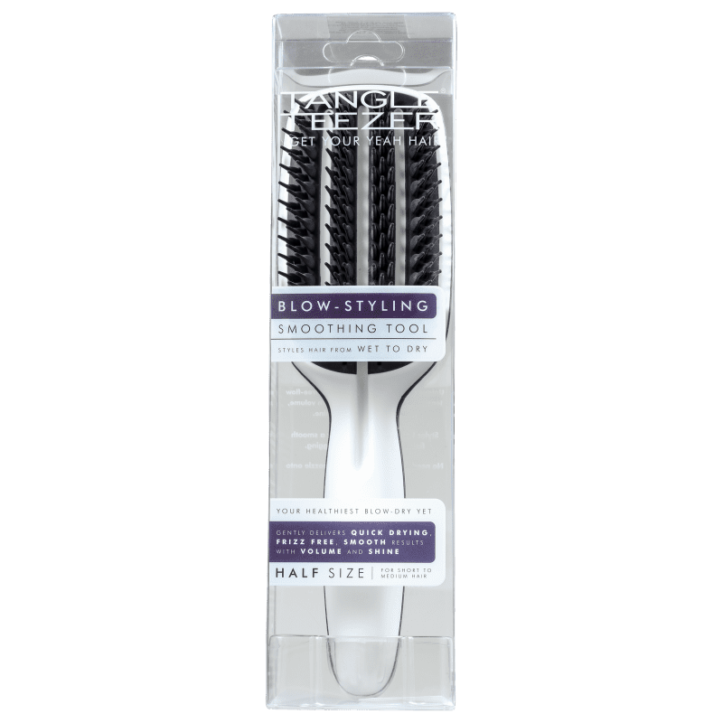 Tangle Teezer Blow-Styling Half Paddle Black/White - Escova de Cabelo