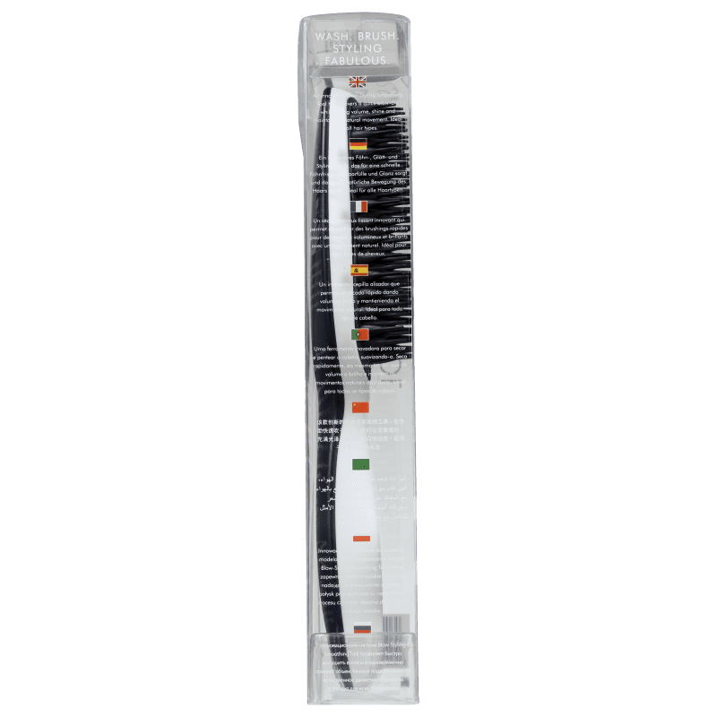 Tangle Teezer Blow-Styling Half Paddle Black/White - Escova de Cabelo