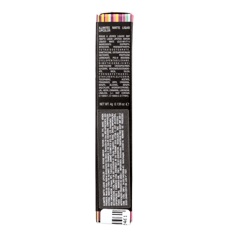 Joli Joli Illimitee Lipcolor 235 Rouge Amour - Batom Líquido Matte 4g