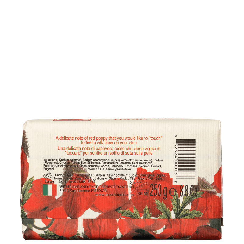 Nesti Dante Dei Colli Fiorentini Papoula - Sabonete em Barra 250g