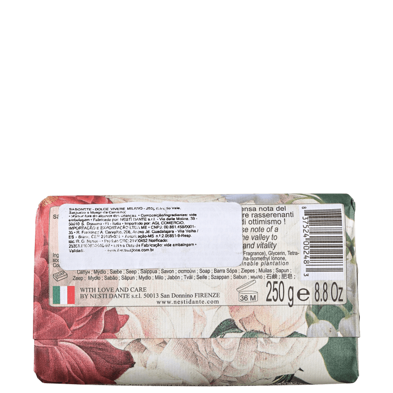 Nesti Dante Dolce Vivere Milano - Sabonete em Barra 250g