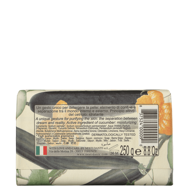 Nesti Dante Horto Botanico Pepino - Sabonete em Barra 250g