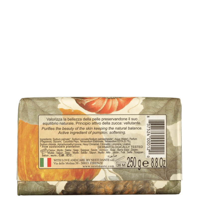 Nesti Dante Horto Botanico Abóbora - Sabonete em Barra 250g