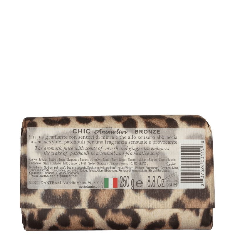 Nesti Dante Chic Animalier - Sabonete em Barra 250g