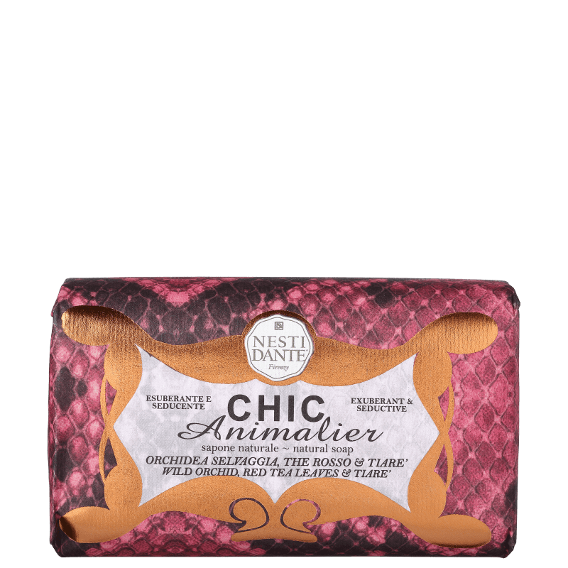 Nesti Dante Chic Animalier Red Pyton - Sabonete em Barra 250g