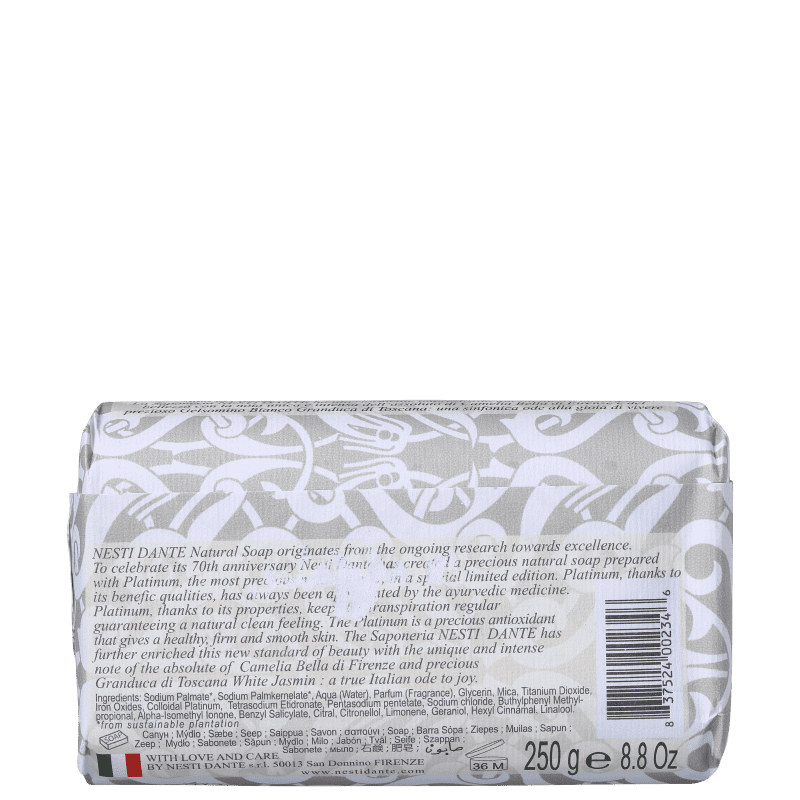 Nesti Dante Luxury Platinum 70 Anniversary - Sabonete em Barra 250g
