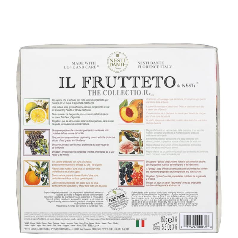 Kit Nesti Dante Collection Il Frutteto - Sabonetes em Barra 6x150g
