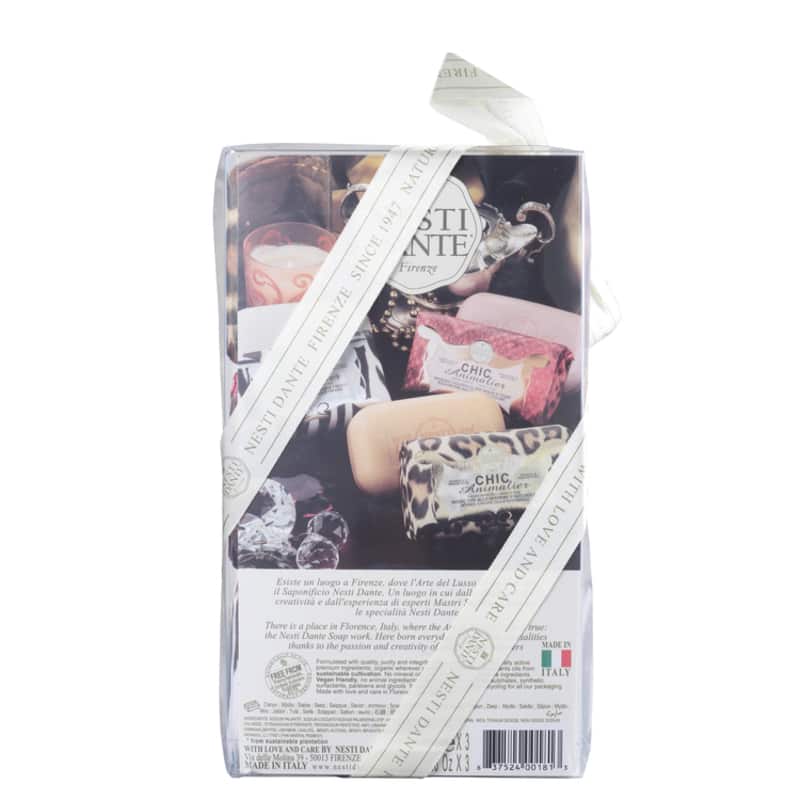 Kit Nesti Dante Chic Animalier - Sabonetes em Barra 3x150g