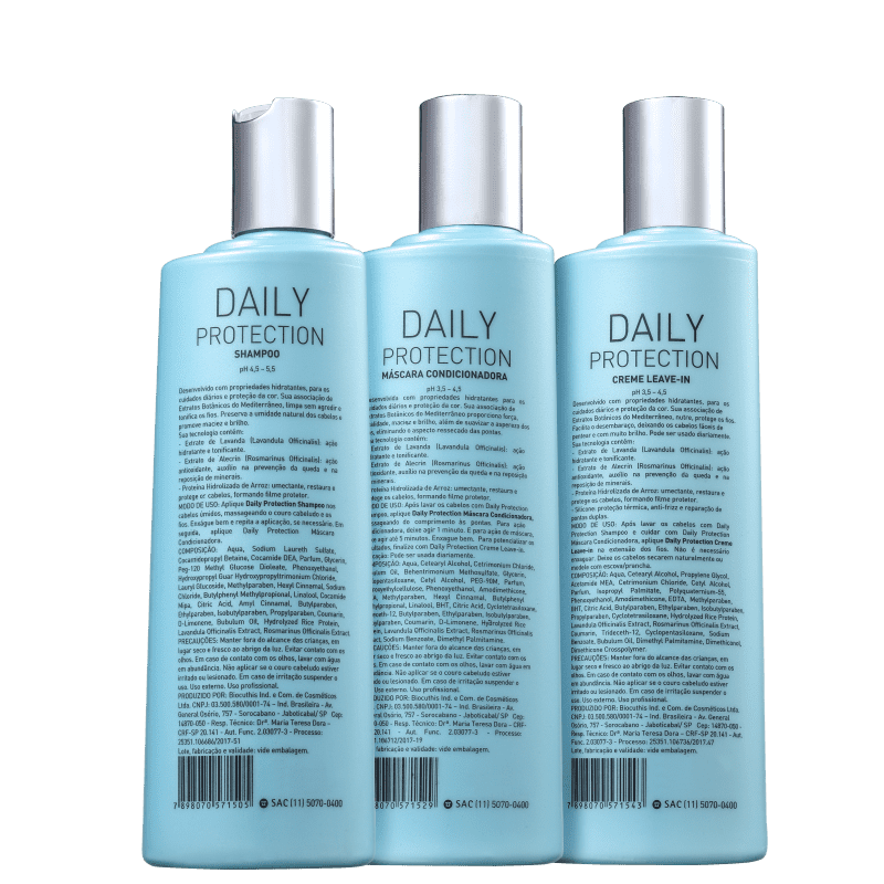 Kit Mediterrani Daily Protection Trio (3 Produtos)