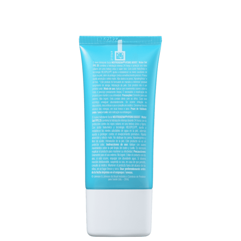 Neutrogena Hydro Boost Water Gel FPS 25 - Hidratante Facial 55g