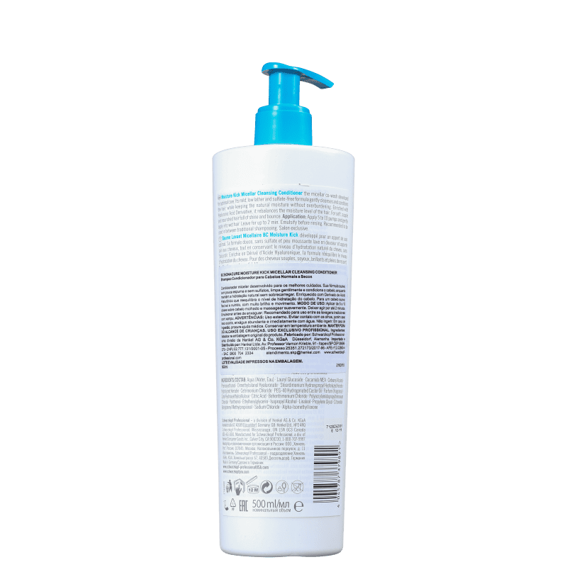 Schwarzkopf Professional BC Bonacure Moisture Kick Micellar - Condicionador Co-Wash 500ml