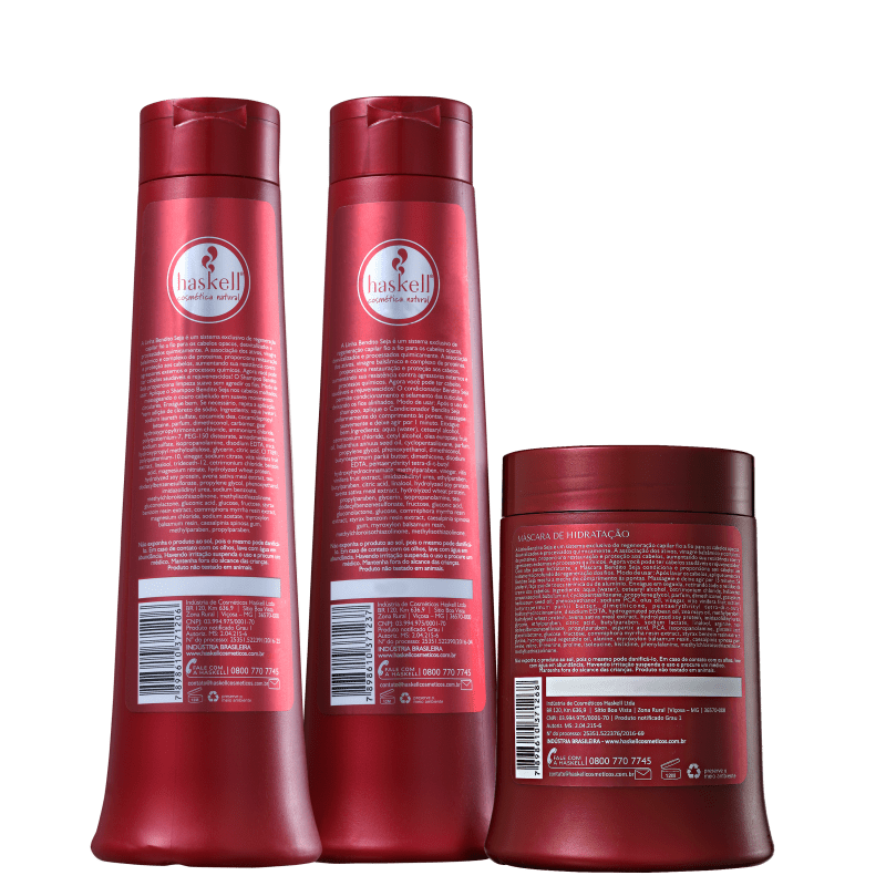 Kit Haskell Bendito Seja Regeneração Trio (3 Produtos)