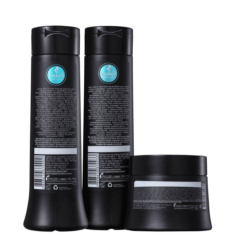 Kit Haskell Cachos Sim! Trio (3 Produtos)