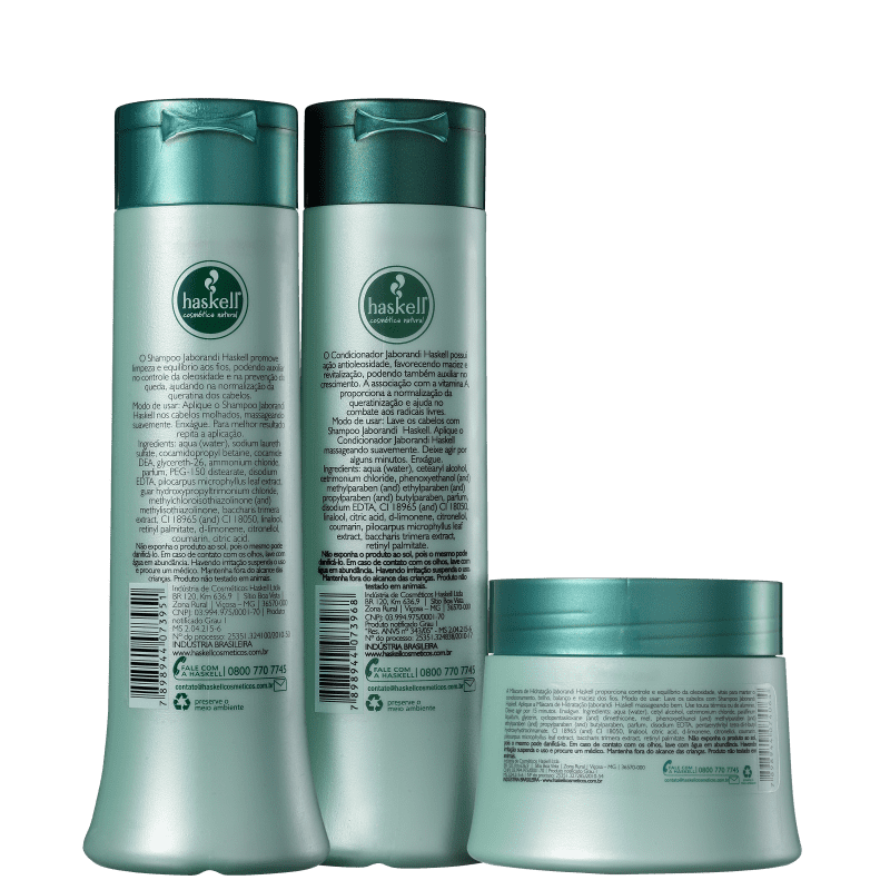 Kit Haskell Jaborandi Tratamento (3 Produtos)