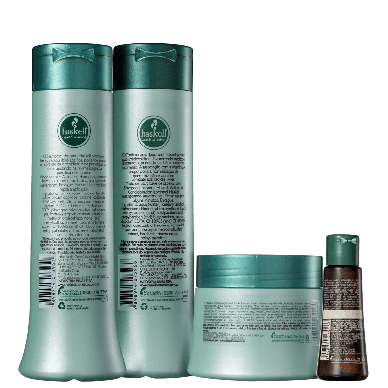 Kit Haskell Jaborandi Completo (4 Produtos)