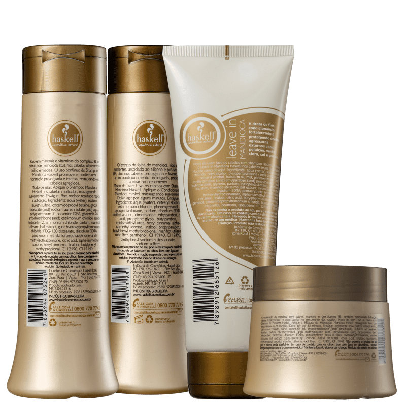 Kit Haskell Mandioca Total (4 Produtos)
