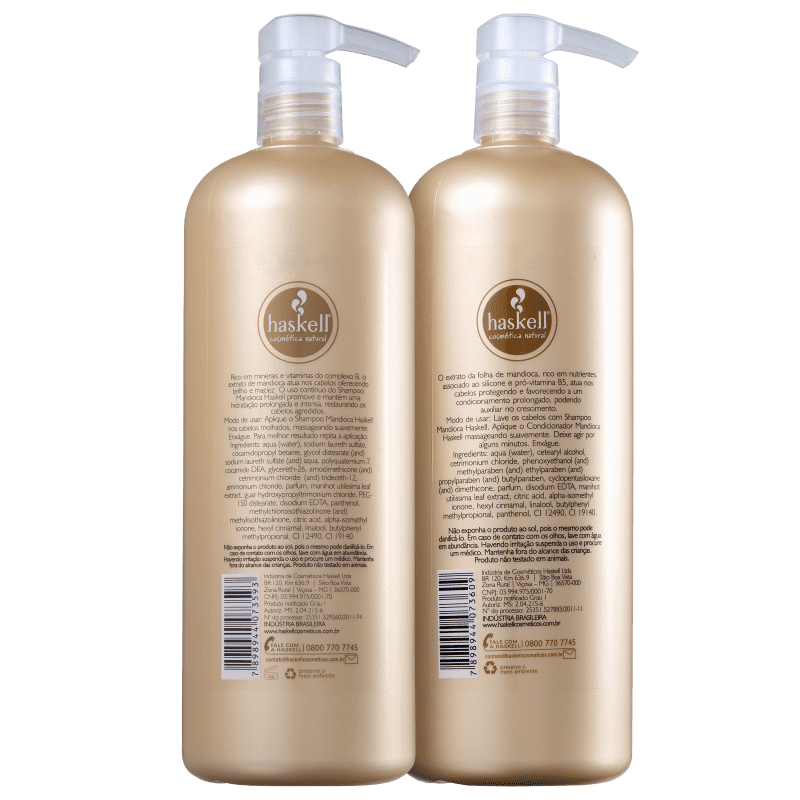 Kit Haskell Mandioca Double Salão (2 Produtos)