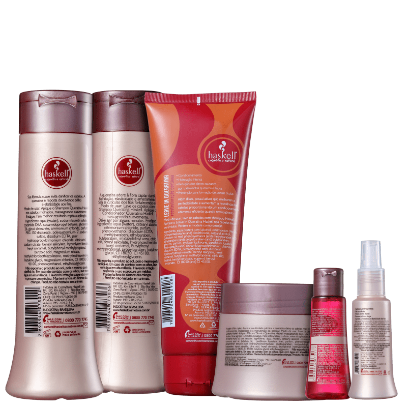 Kit Haskell Queratina Completo (6 Produtos)