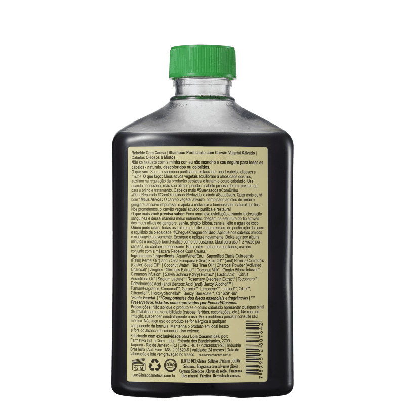 Lola Cosmetics Rebelde com Causa - Shampoo 250ml