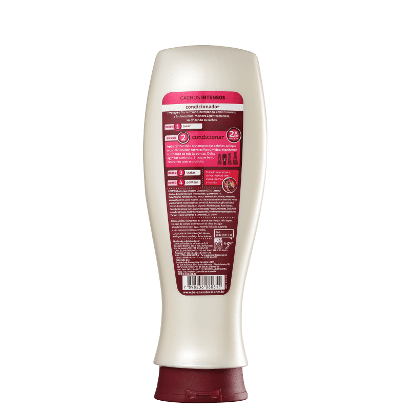 Beleza Natural Bn.Cachos Intensos - Condicionador 350ml