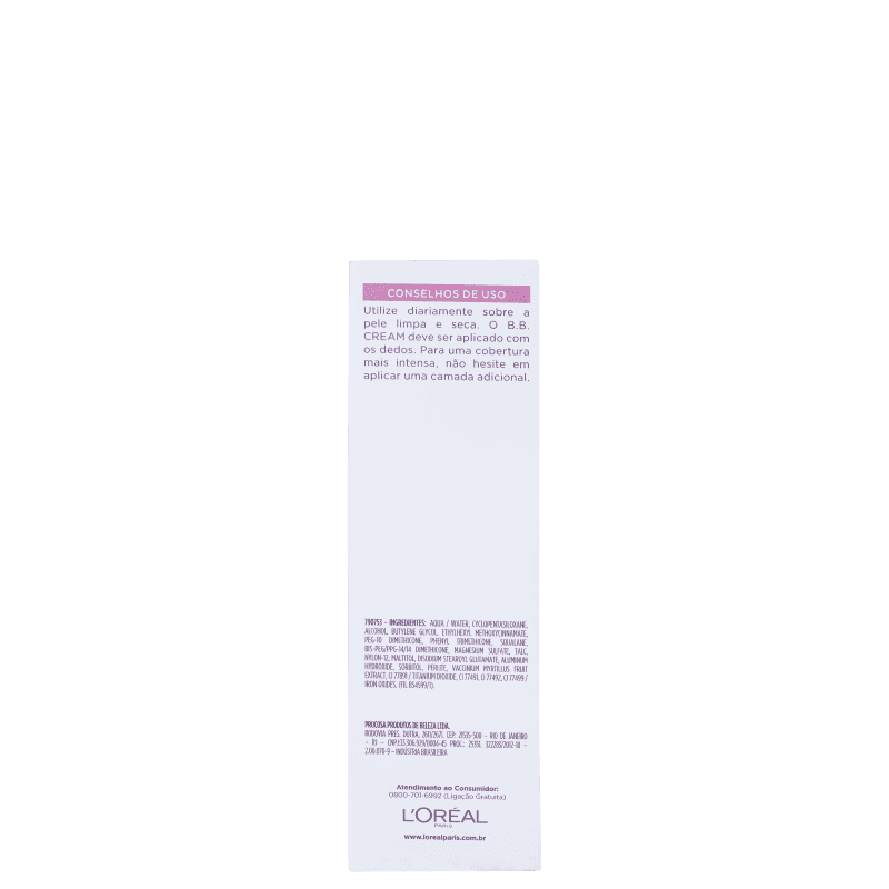 L'Oréal Paris Creme Milagroso 5 em 1 FPS 20 Claro - BB Cream 30ml