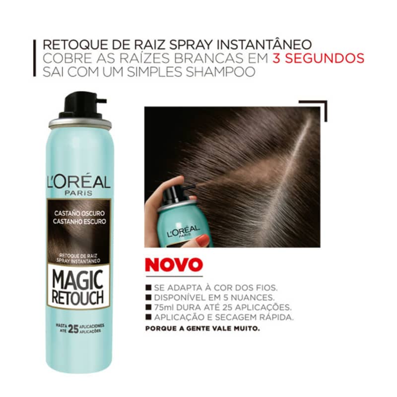 L'Oréal Paris Magic Retouch Loiro Escuro - Corretivo de Raiz 75ml