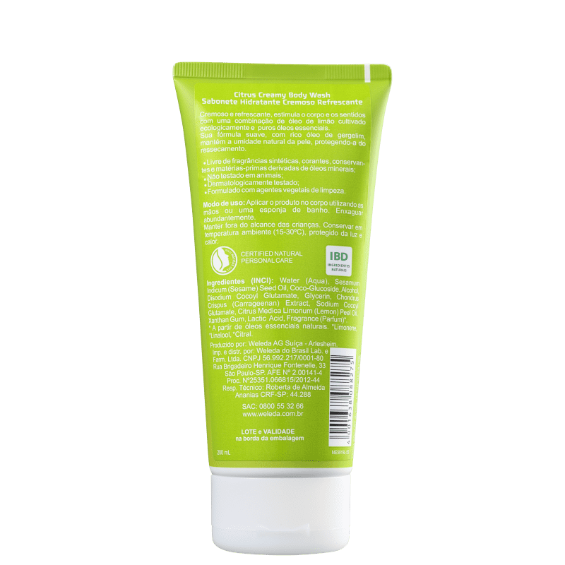 Weleda Citrus - Sabonete Líquido 200ml