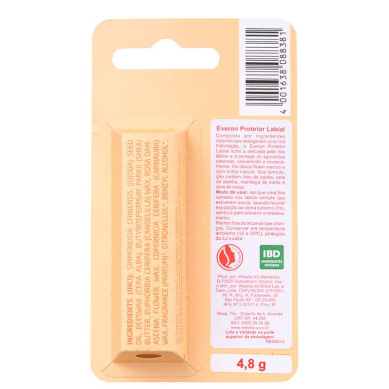 Weleda Everon - Hidratante Labial 4,8g