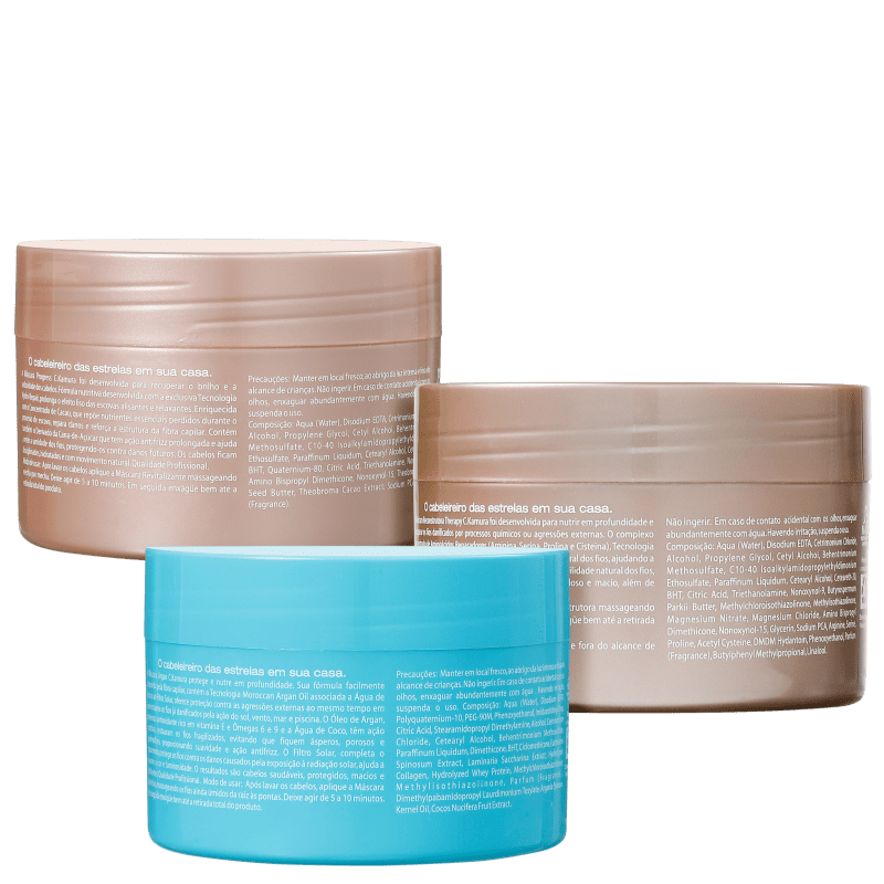 Kit C.Kamura Cronograma Capilar Pós Progressiva (3 Produtos)