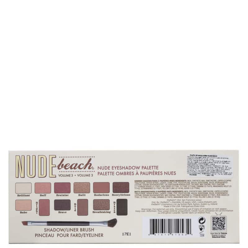 the Balm Nude Beach Volume 3 - Paleta de Sombras 9,6g