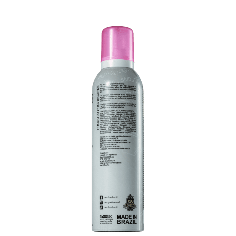 Sweet Hair Experience Efervescente Reconstrução - Tratamento Capilar 240ml