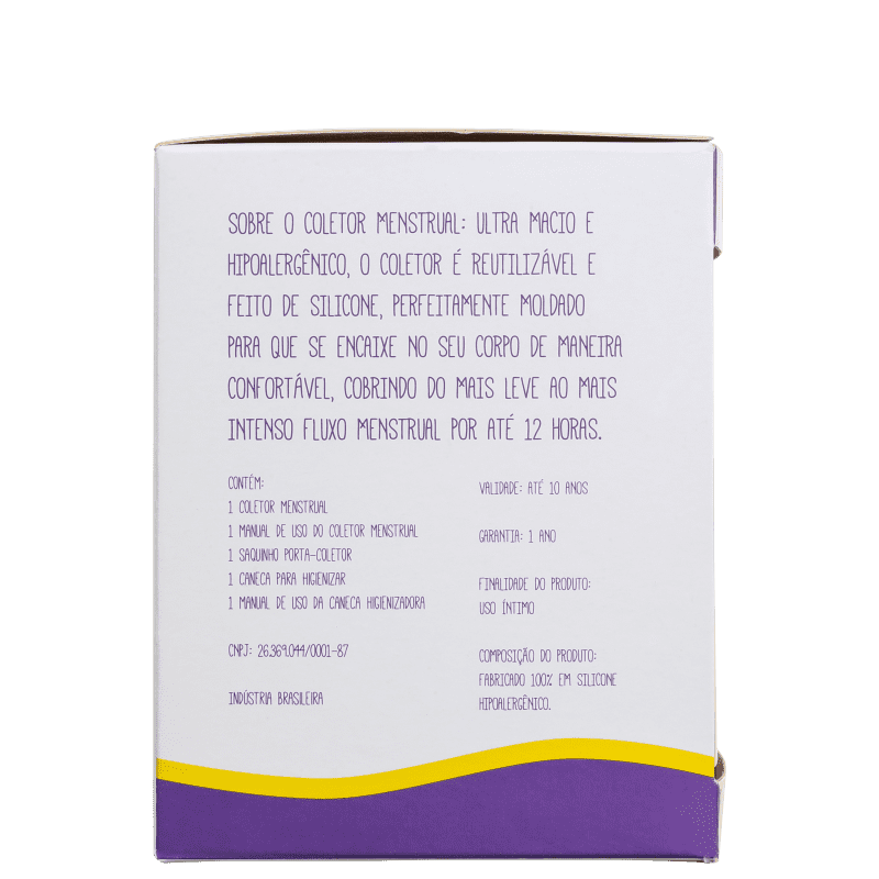 Kit Violeta Cup Violeta Tipo A (+30 anos ou com filhos) - Coletor Menstrual + Higienizador de Coletor