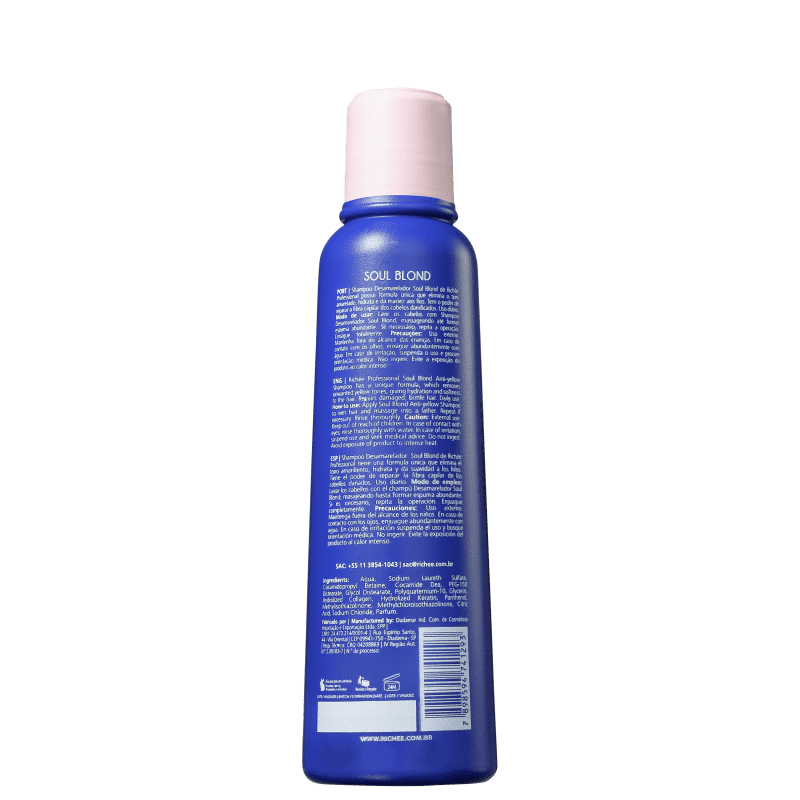 Richée Professional Soul Blond - Shampoo Desamarelador 250ml