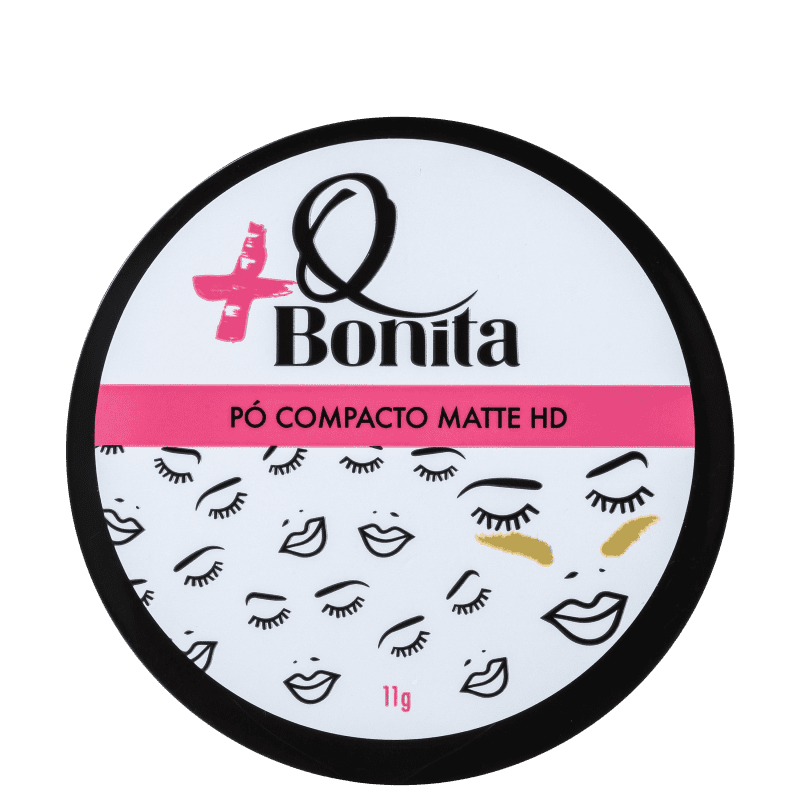 Mais Q Bonita 08 - Pó Compacto Matte 11g