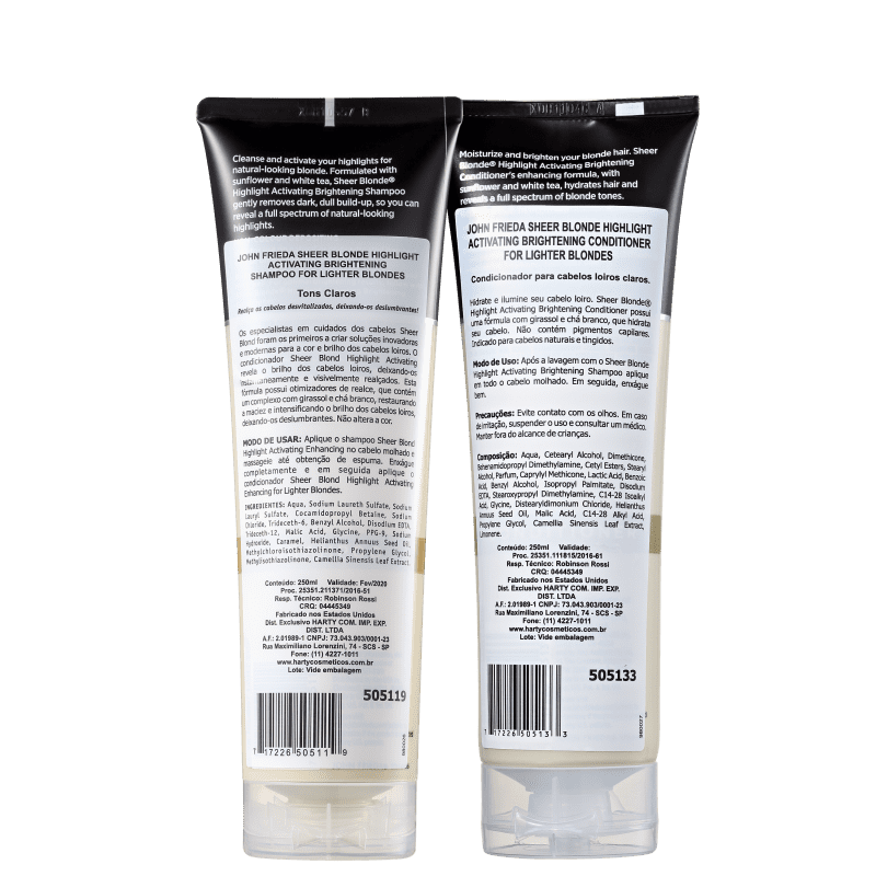 Kit John Frieda Sheer Blonde Duo (2 Produtos)