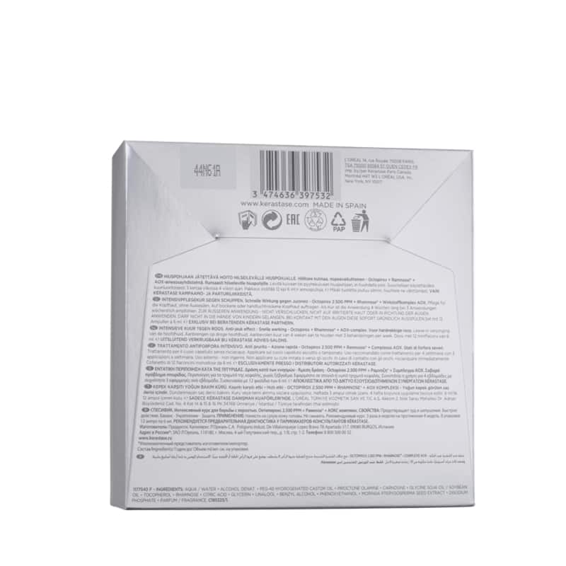 Kérastase Spécifique Cure Anti-Pelliculaire Anti-Récidive - Ampola Anticaspa 12 x 6ml